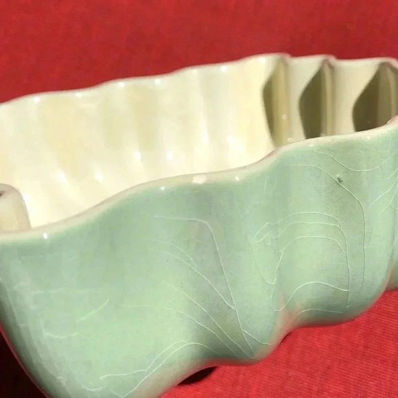 Weil Ware California Pottery Scalloped Edge Dish - Picture 5 of 11